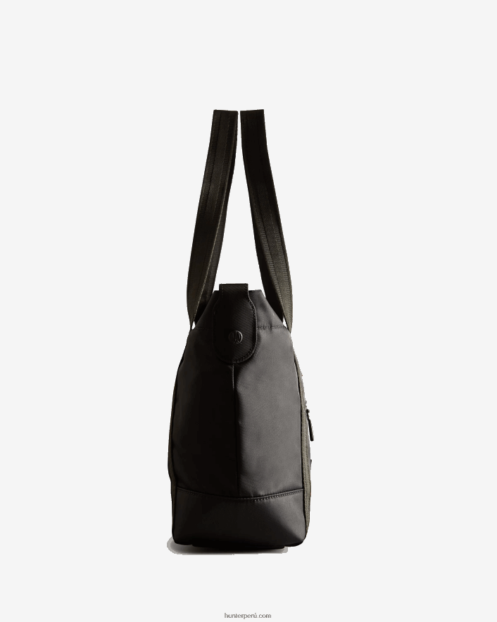 hombres Hunter bolso shopper mediano con clip en la parte superior negro Z28R2N457