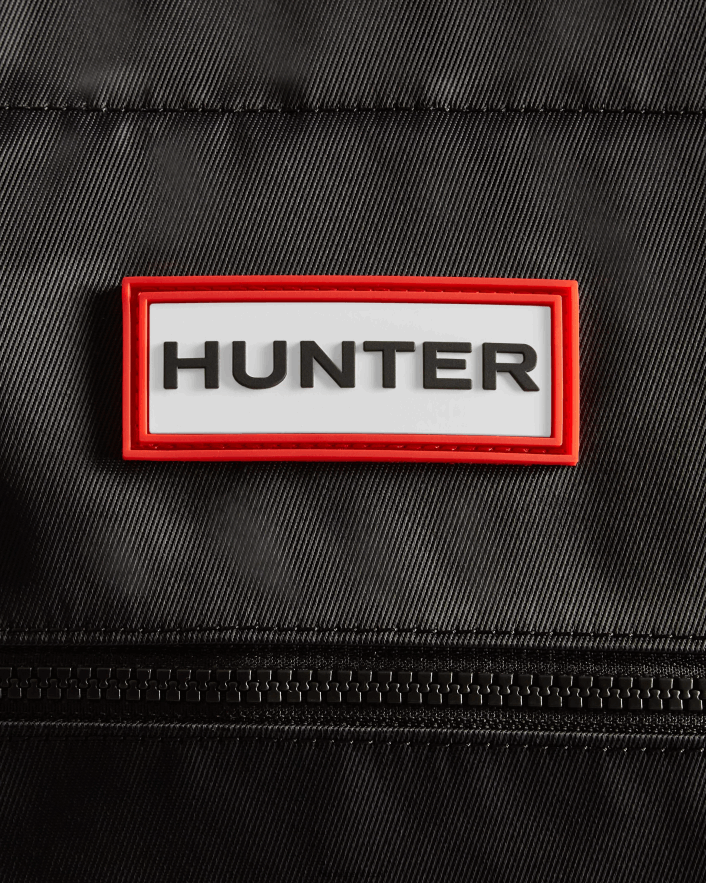 hombres Hunter bolso shopper mediano con clip en la parte superior negro Z28R2N457