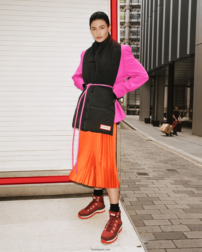 hombres Hunter bufanda intrepid con cremallera negro Z28R2N495