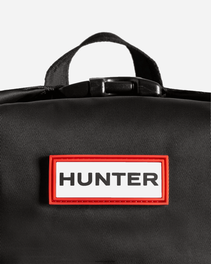 hombres Hunter minimochila Pioneer de nailon con clip en la parte superior negro Z28R2N423