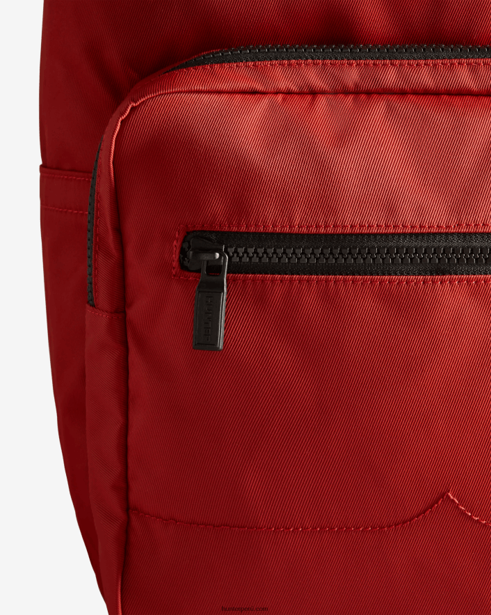 hombres Hunter mochila Pioneer con clip en la parte superior rojo militar Z28R2N420