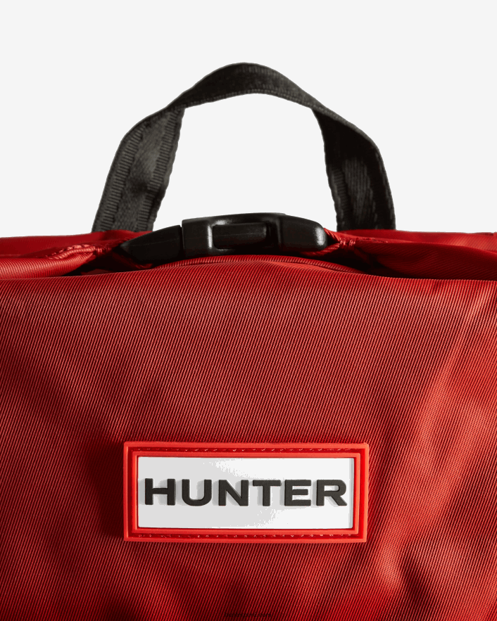 hombres Hunter mochila Pioneer con clip en la parte superior rojo militar Z28R2N420