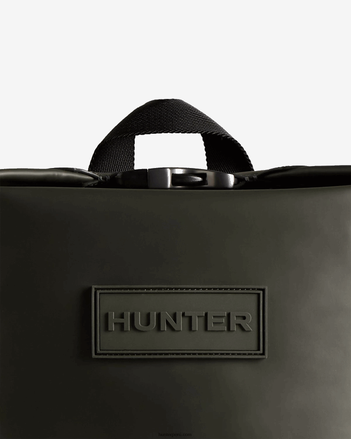 hombres Hunter mochila con clip superior - cuero engomadoZ28R2N427