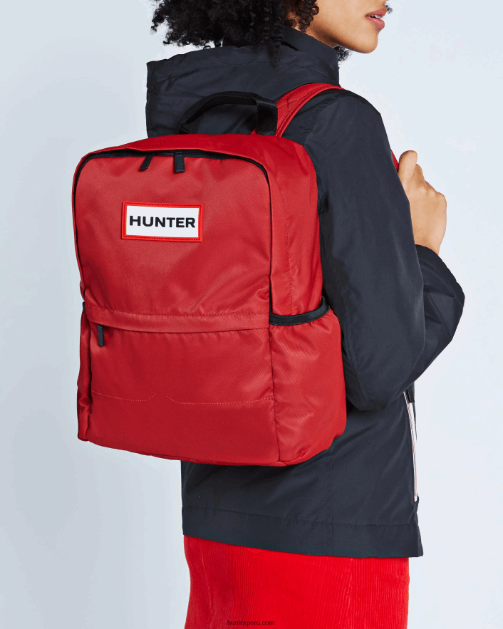 hombres Hunter mochila de nailon rojo militar Z28R2N432