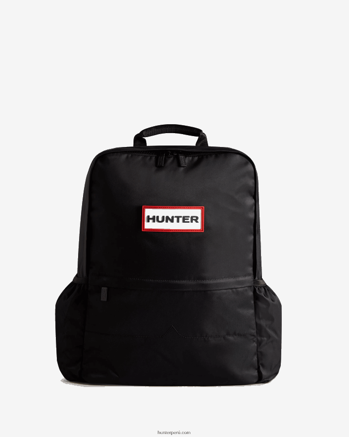 hombres Hunter mochila grande de nailon negro Z28R2N434