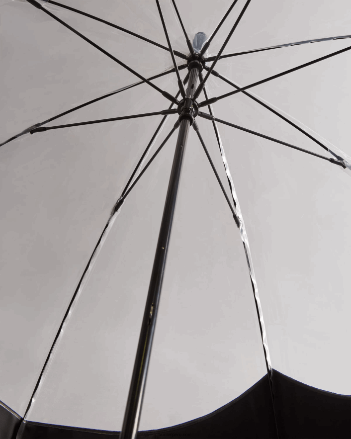 hombres Hunter paraguas burbuja transparente bigote negro Z28R2N380