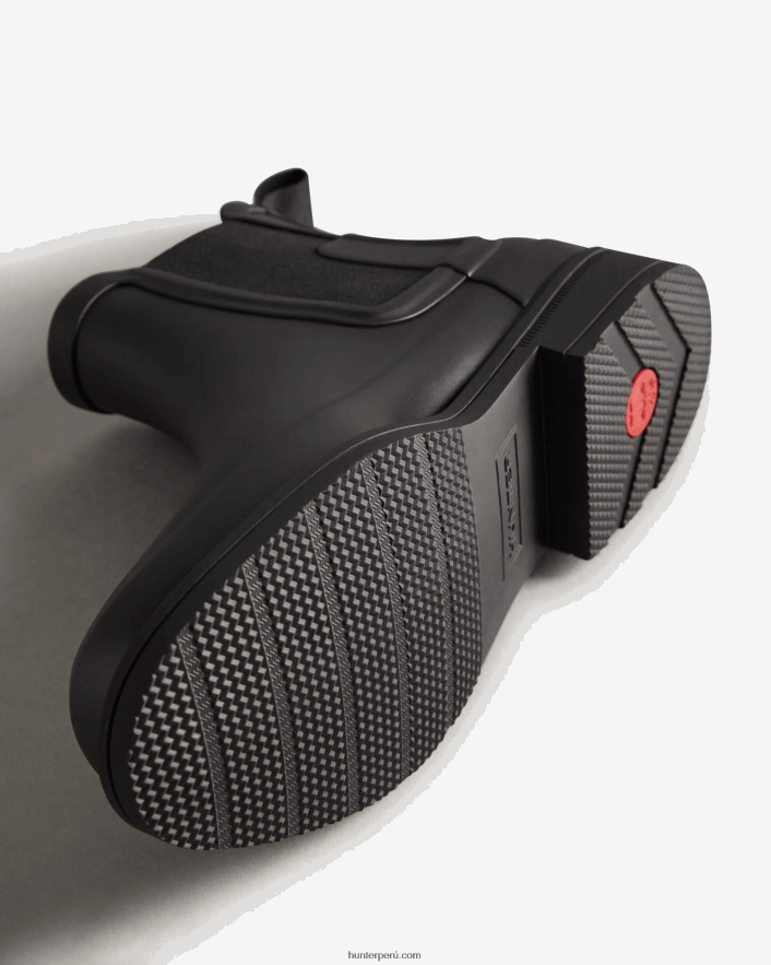 hombres Hunter refinados botines chelsea slim fit negro Z28R2N522