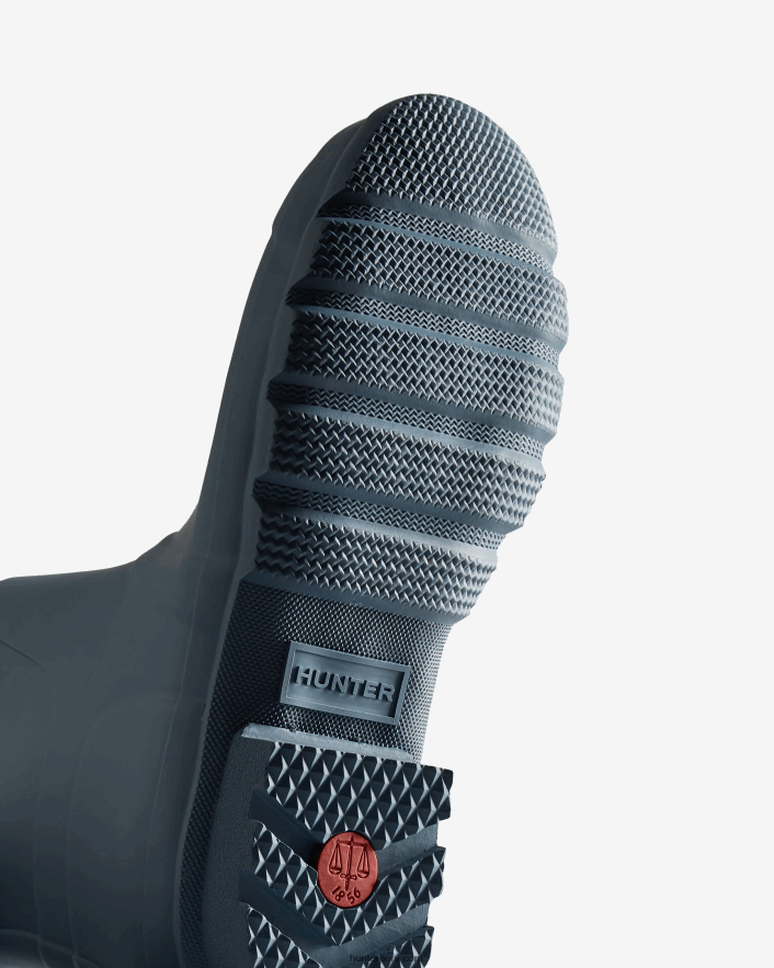 hombres Hunter botas de agua cortas originales prestado azul Z28R2N546