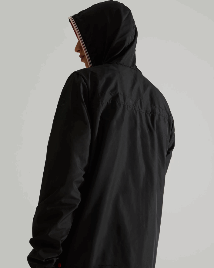 hombres Hunter chamarra plegable ligera reciclada negro Z28R2N612