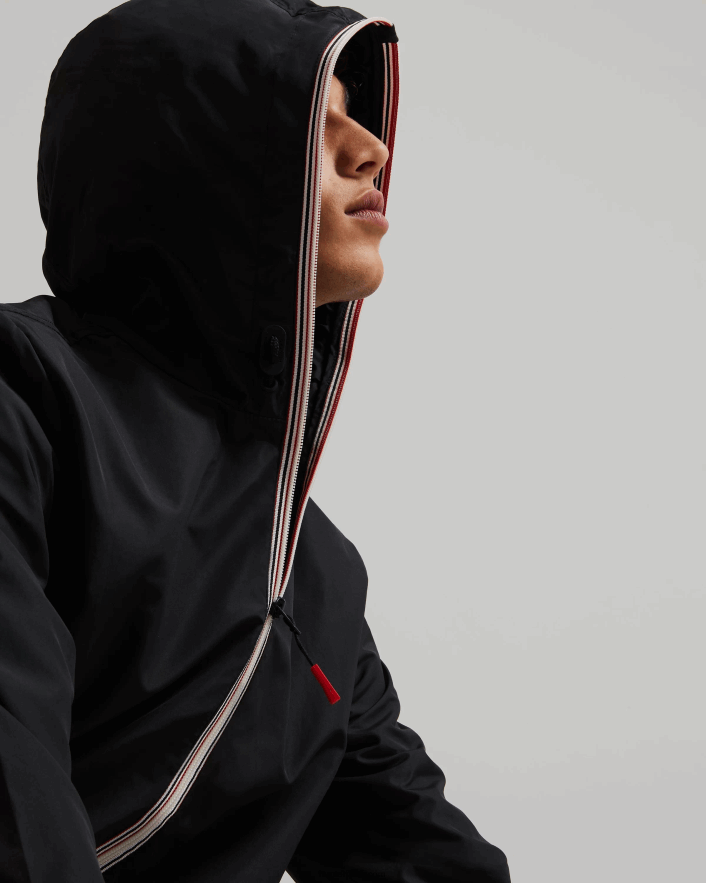 hombres Hunter chamarra plegable ligera reciclada negro Z28R2N612