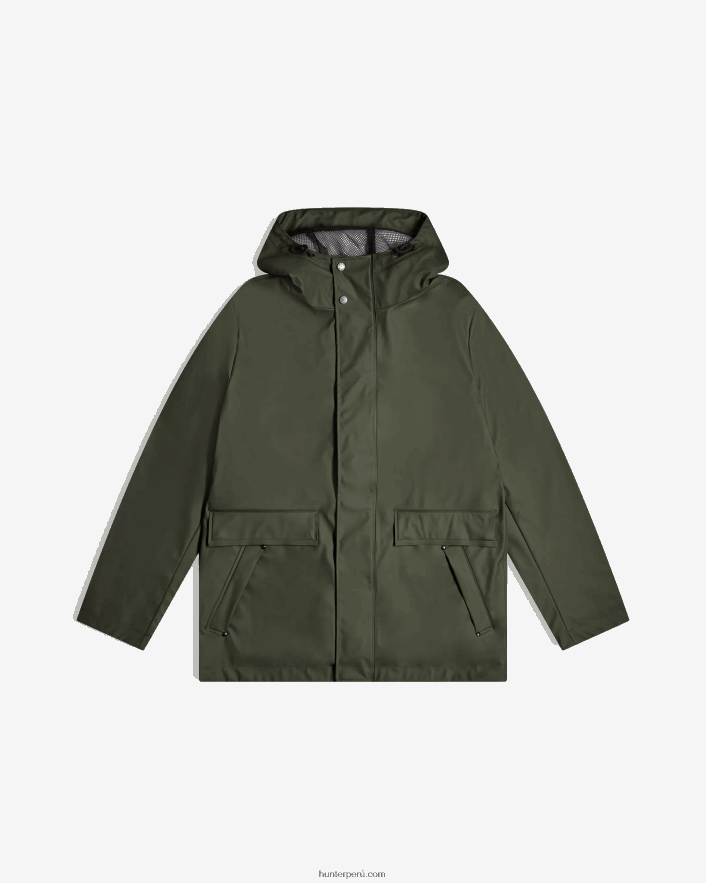 hombres Hunter chubasquero impermeable ligero oliva oscuro Z28R2N609