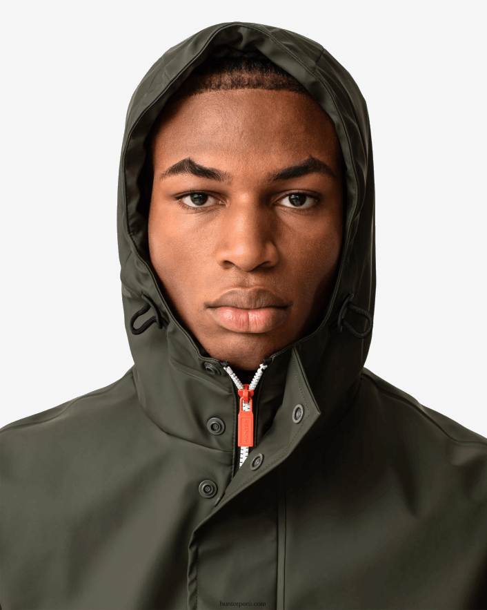hombres Hunter chubasquero impermeable ligero oliva oscuro Z28R2N609