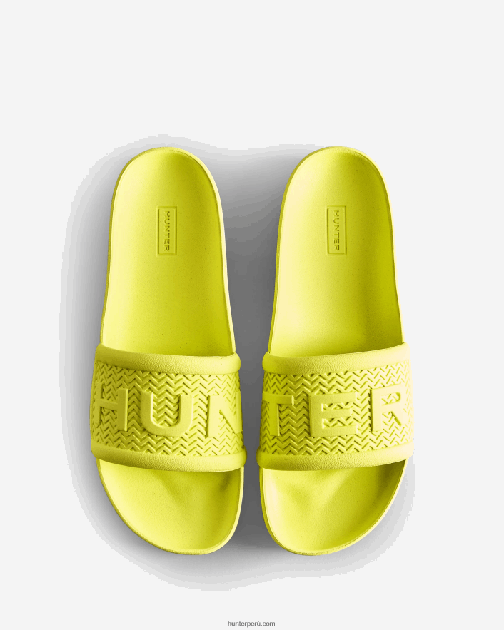 hombres Hunter toboganes flor amarillo picante Z28R2N567