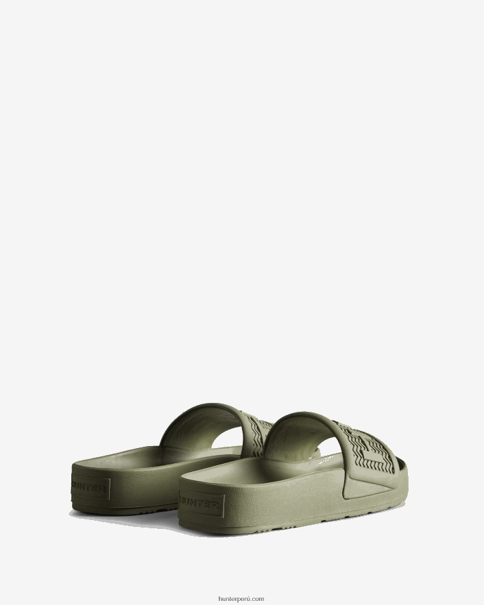 hombres Hunter toboganes flor liquen verde Z28R2N579