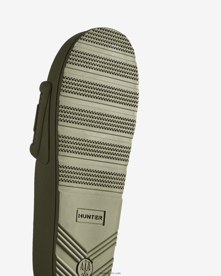 hombres Hunter toboganes flor liquen verde Z28R2N579