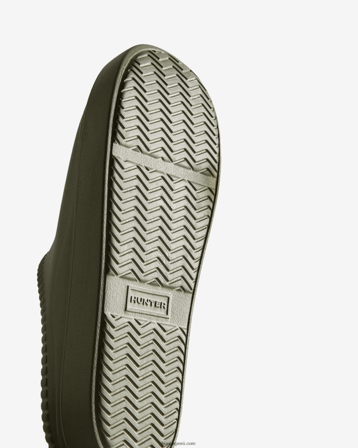 hombres Hunter zuecos de floración dentro/fuera liquen verde Z28R2N100