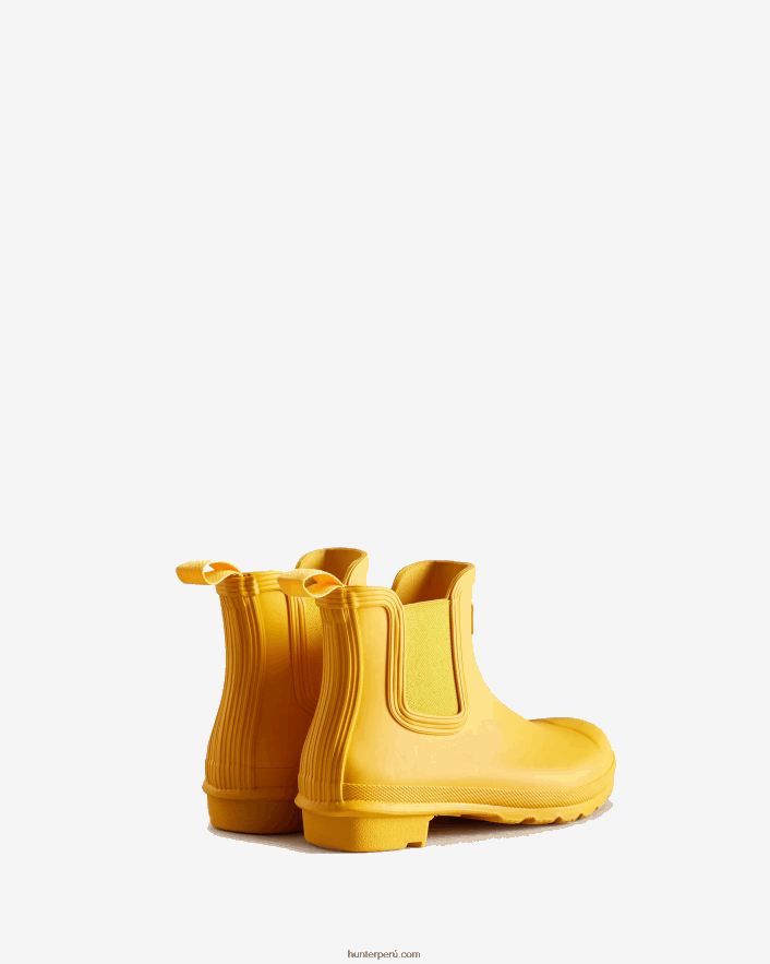 mujer Hunter botas chelsea originales amarillo Z28R2N88