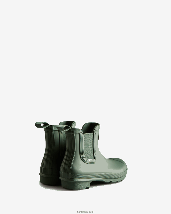 mujer Hunter botas chelsea originales verde Z28R2N86