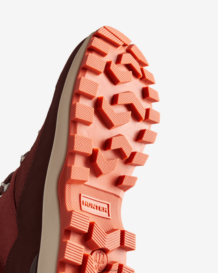 mujer Hunter botas de comando con cordones y aislamiento Explorer baya apagada/marrón ruskea/rojo otoño Z28R2N272