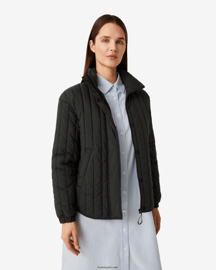 mujer Hunter chamarra acolchada Explorer de nailon reciclado negro Z28R2N348