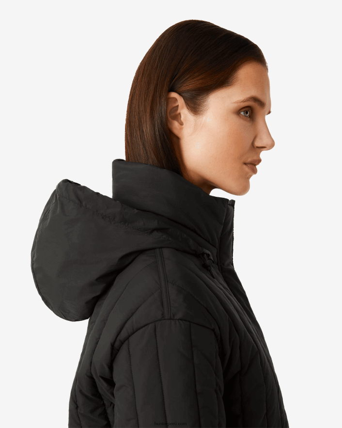 mujer Hunter chamarra acolchada Explorer de nailon reciclado negro Z28R2N348
