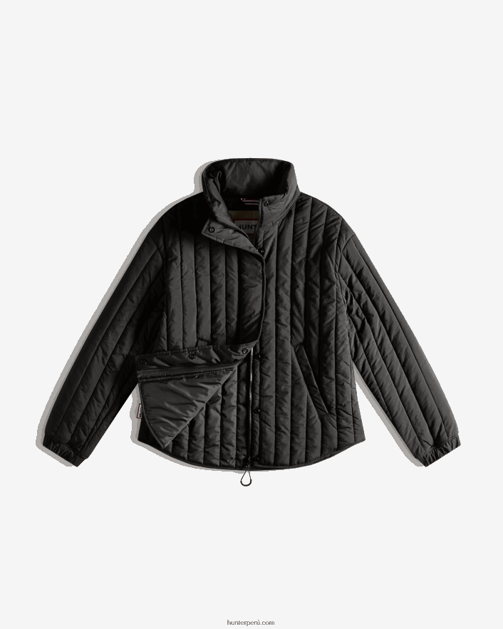 mujer Hunter chamarra acolchada Explorer de nailon reciclado negro Z28R2N348
