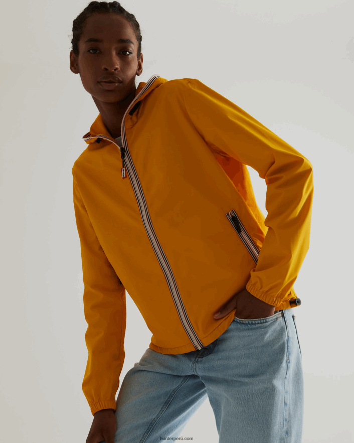 mujer Hunter chamarra plegable ligera reciclada amarillo Z28R2N358