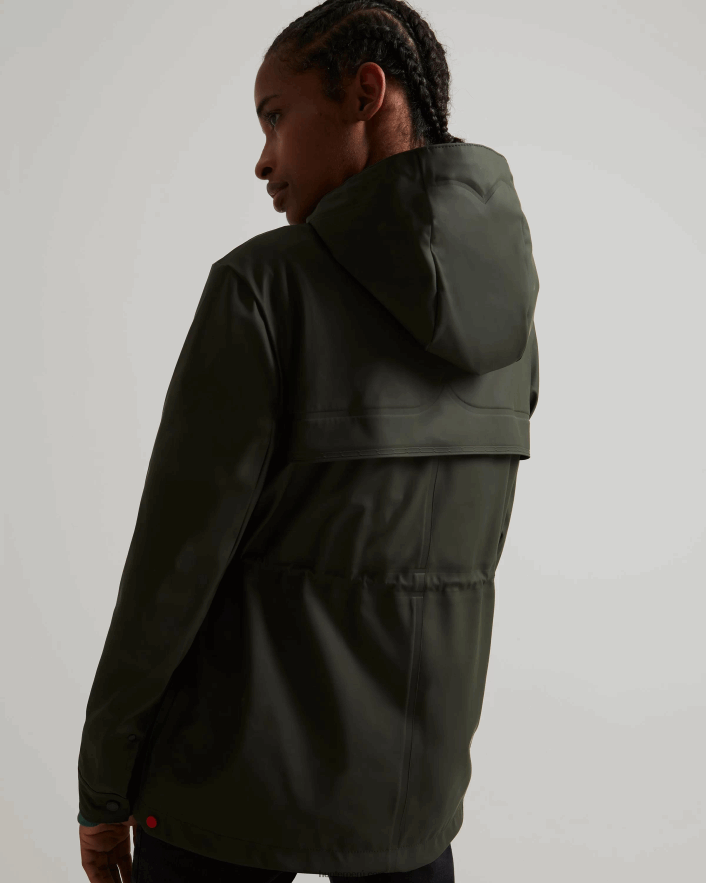 mujer Hunter chaqueta impermeable ligera oliva oscuro Z28R2N336