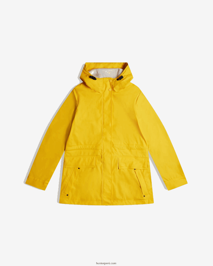 mujer Hunter chubasquero impermeable ligero amarillo Z28R2N338