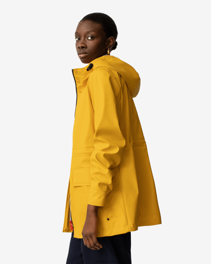 mujer Hunter chubasquero impermeable ligero amarillo Z28R2N338