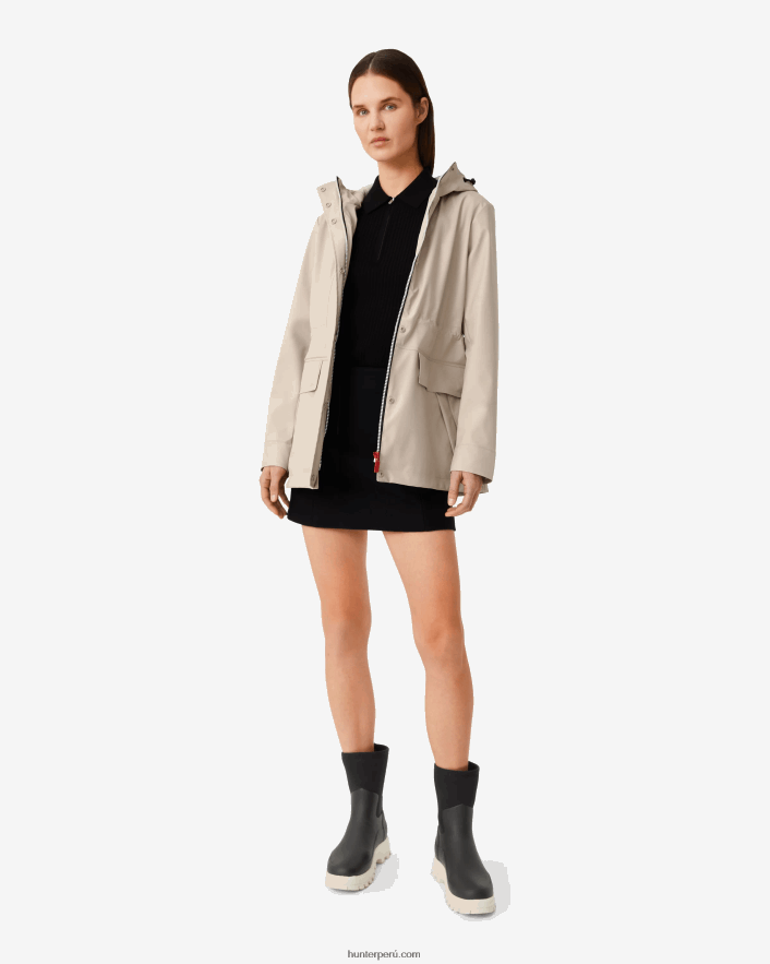 mujer Hunter chubasquero impermeable ligero rozando la piedra Z28R2N333
