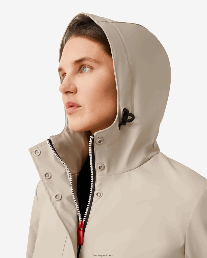 mujer Hunter chubasquero impermeable ligero rozando la piedra Z28R2N333