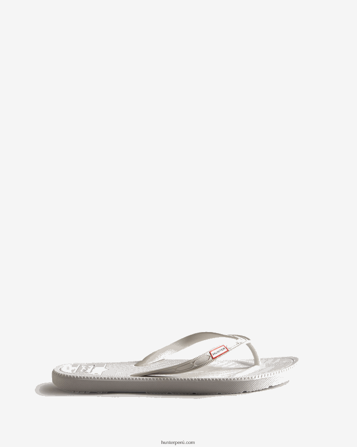 mujer Hunter chancletas blanco Z28R2N104