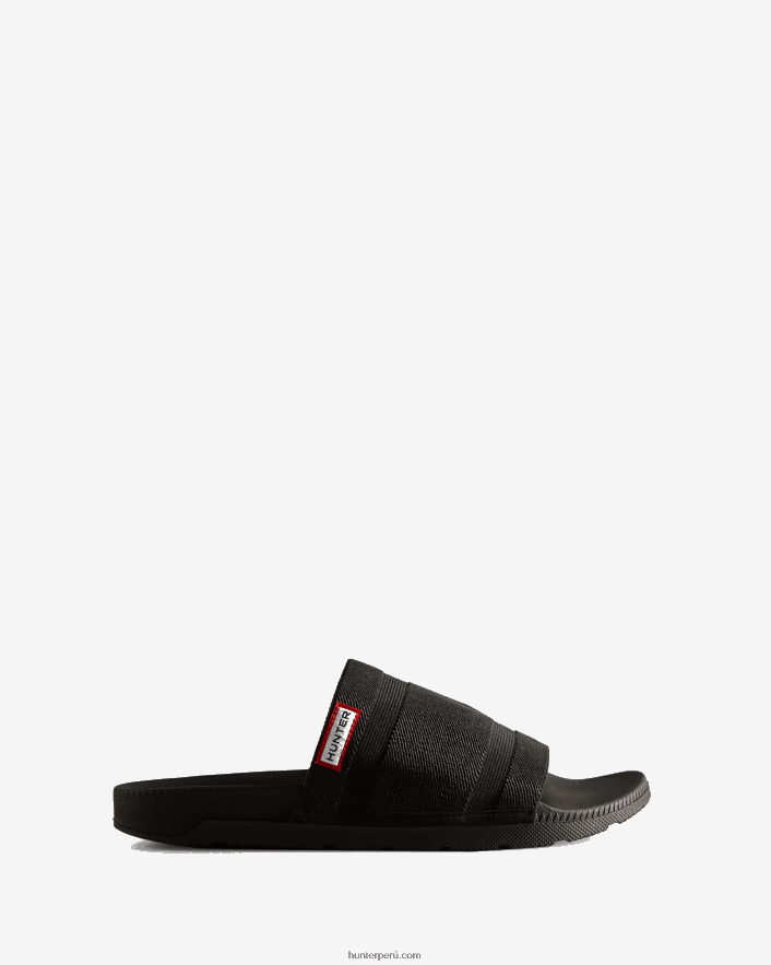 mujer Hunter diapositivas elásticas negro Z28R2N106