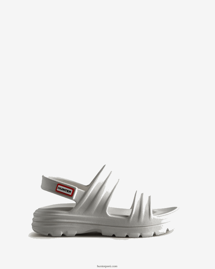 mujer Hunter sandalia flor blanco Z28R2N288