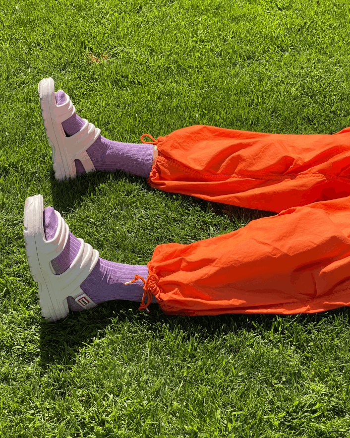 mujer Hunter sandalia flor blanco Z28R2N288