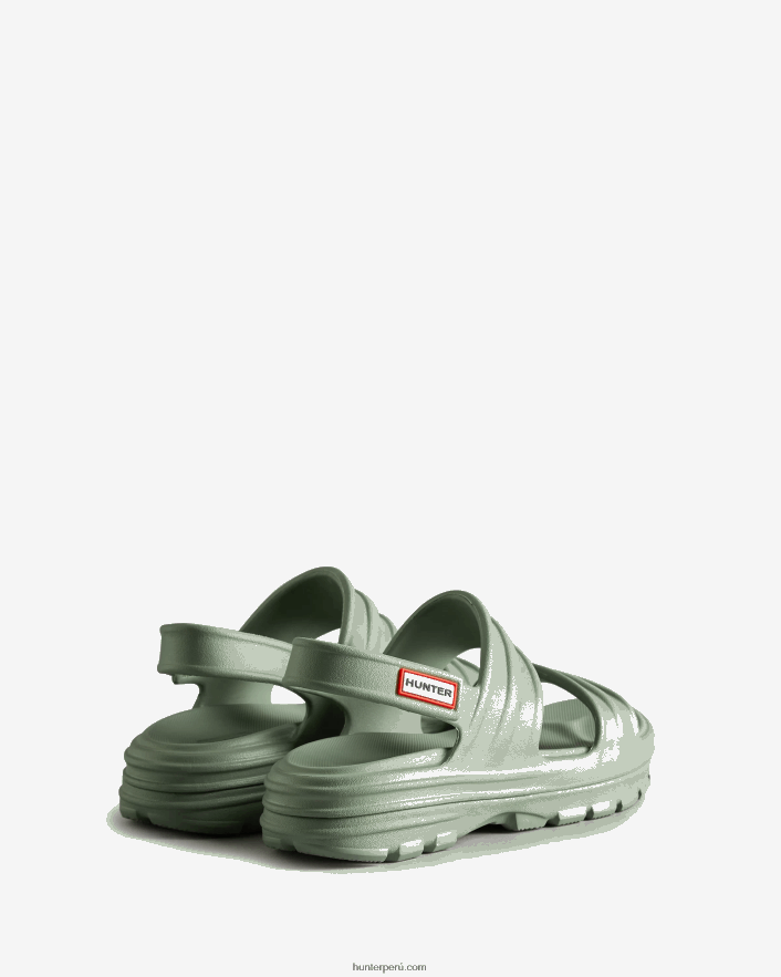 mujer Hunter sandalia flor dulce vendaval verde Z28R2N287