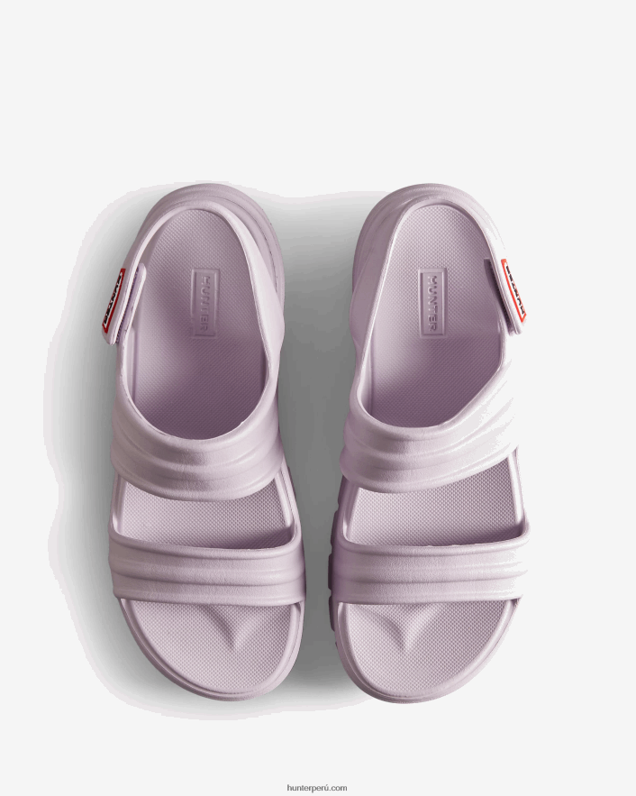 mujer Hunter sandalia flor malva templado Z28R2N242
