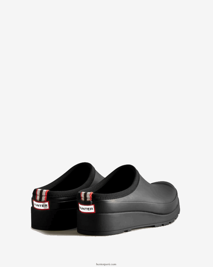 mujer Hunter jugar zuecos negro Z28R2N143
