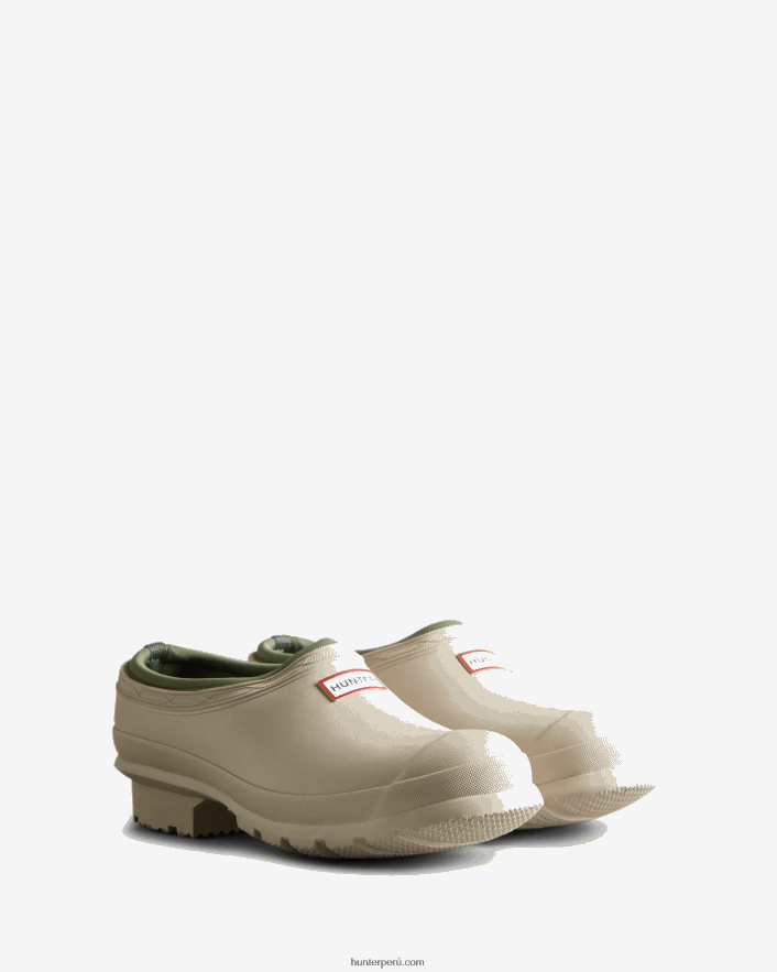 mujer Hunter zuecos de jardinero gris pálido Z28R2N294