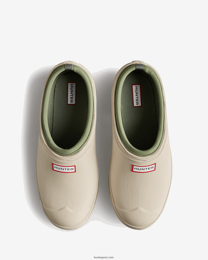 mujer Hunter zuecos de jardinero gris pálido Z28R2N294