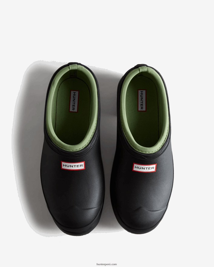 mujer Hunter zuecos de jardinero negro Z28R2N293